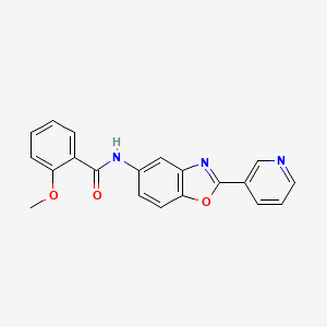 2-Methoxy-N-(2-pyridin-3-yl-benzooxazol-5-yl)-benzamide