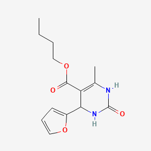 butyl 4-(furan-2-yl)-6-methyl-2-oxo-3,4-dihydro-1H-pyrimidine-5-carboxylate