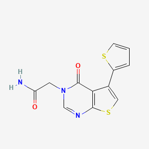 2-(4-oxo-5-(2-thienyl)thieno[2,3-d]pyrimidin-3(4H)-yl)acetamide