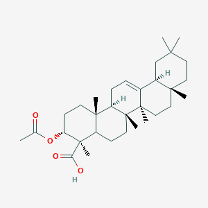 molecular formula C32H50O4 B13823327 3-O-Acetyl-alpha-boswellic acid 