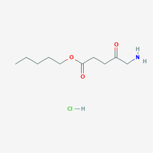 molecular formula C10H20ClNO3 B13823328 5-Amino-4-oxopentanoic acid pentyl ester hydrochloride CAS No. 393803-90-2