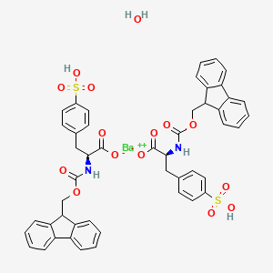 molecular formula C48H42BaN2O15S2 B13823334 Fmoc-O-Sulfo-L-tyrosine barium salt hydrate 