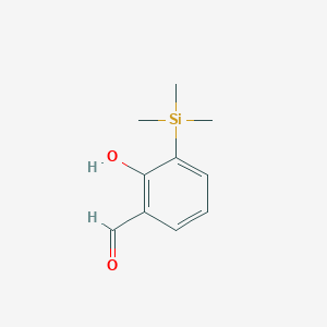 molecular formula C10H14O2Si B13823379 2-Hydroxy-3-(trimethylsilyl)benzaldehyde CAS No. 444095-29-8