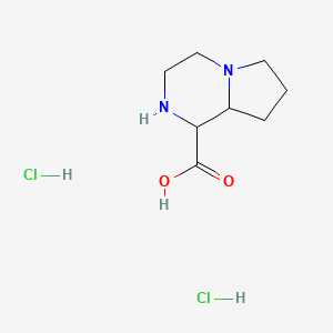Octahydropyrrolo[1,2-a]pyrazine-1-carboxylic acid dihydrochloride