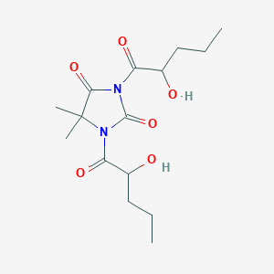 N,N'-Di(1-hydroxypentanal)-5,5-dimethylhydantoin