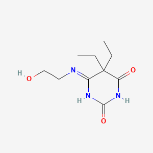 5,5-Diethyl-6-(2-hydroxyethylamino)pyrimidine-2,4-dione