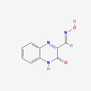 2-Quinoxalinecarboxaldehyde,3-hydroxy-,oxime(7CI,8CI)