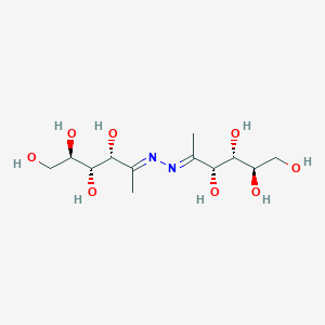 (2R,3S,4R,5E)-5-[(E)-[(3R,4S,5R)-3,4,5,6-tetrahydroxyhexan-2-ylidene]hydrazinylidene]hexane-1,2,3,4-tetrol