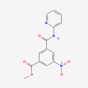 Methyl 3-nitro-5-(pyridin-2-ylcarbamoyl)benzoate