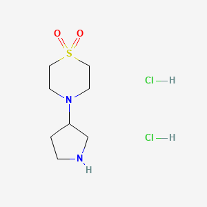 (R)-4-(Pyrrolidin-3-yl)thiomorpholine 1,1-dioxide-2HCl