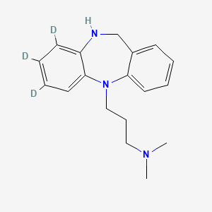 N,N-dimethyl-3-(2,3,4-trideuterio-5,6-dihydrobenzo[b][1,4]benzodiazepin-11-yl)propan-1-amine