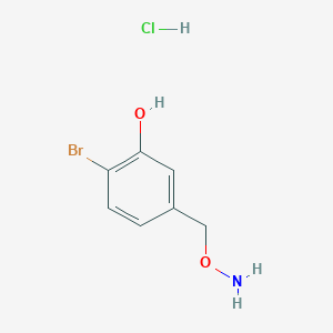 5-[(Aminooxy)methyl]-2-bromophenol hydrochloride