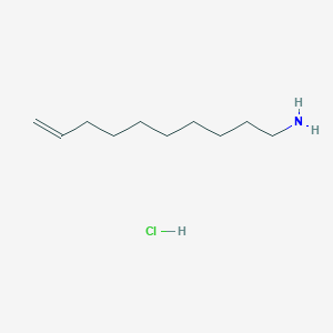 molecular formula C10H22ClN B1382354 9-癸烯-1-胺盐酸盐 CAS No. 1451042-69-5