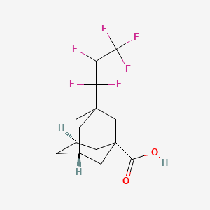 (5S,7R)-3-(1,1,2,3,3,3-hexafluoropropyl)adamantane-1-carboxylic acid