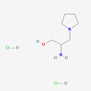 2-Amino-3-(pyrrolidin-1-yl)propan-1-ol dihydrochloride