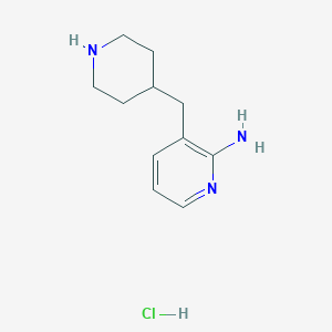 N-(piperidin-4-ylmethyl)pyridin-2-amine,hydrochloride