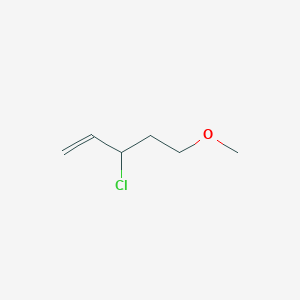 molecular formula C6H11ClO B13823611 3-Chloro-5-methoxypent-1-ene CAS No. 35707-80-3