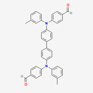 molecular formula C40H32N2O2 B13823680 N,N'-di-m-Tolyl-N,N'-di(4-formylphenyl)benzidin 