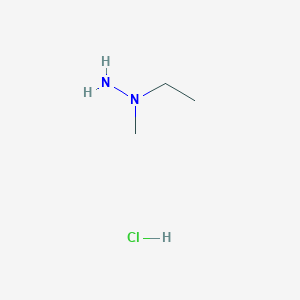 molecular formula C3H11ClN2 B1382369 1-乙基-1-甲基肼盐酸盐 CAS No. 5514-24-9