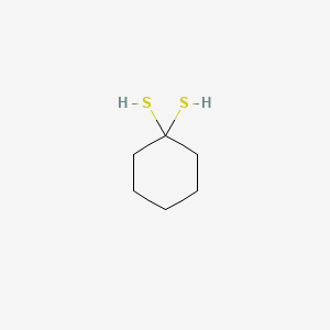 molecular formula C6H12S2 B13823760 Cyclohexane-1,1-dithiol CAS No. 3855-24-1