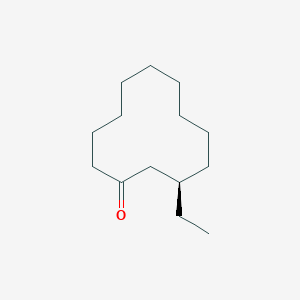 molecular formula C14H26O B13823764 (3R)-3-ethylcyclododecan-1-one CAS No. 471854-55-4