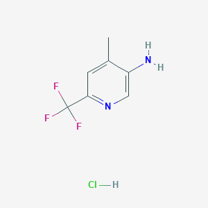 4-Methyl-6-(trifluoromethyl)pyridin-3-amine hydrochloride
