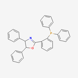 molecular formula C33H26NOP B13823807 (4R,5R)-2-(2-(Diphenylphosphino)phenyl)-4,5-diphenyl-4,5-dihydrooxazole 