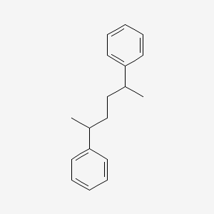 molecular formula C18H22 B13823843 2,5-Diphenylhexane CAS No. 3548-85-4