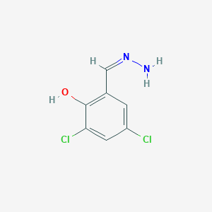 2,4-Dichloro-6-(hydrazinylmethylidene)-1-cyclohexa-2,4-dienone