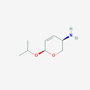 2H-Pyran-3-amine,3,6-dihydro-6-(1-methylethoxy)-,(3R,6S)-(9CI)