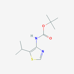 tert-butyl N-[5-(propan-2-yl)-1,3-thiazol-4-yl]carbamate