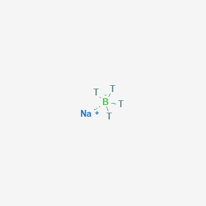 molecular formula BH4Na B13823903 Sodium;tetratritioboranuide 