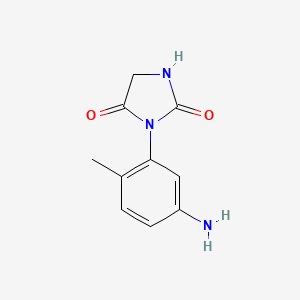 3-(5-Amino-2-methylphenyl)imidazolidine-2,4-dione
