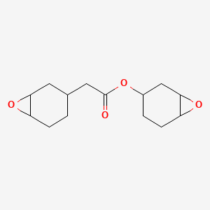 molecular formula C14H20O4 B13823945 7-Oxabicyclo[4.1.0]heptan-3-yl 2-(7-oxabicyclo[4.1.0]heptan-3-yl)acetate 