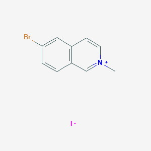 molecular formula C10H9BrIN B1382396 6-Bromo-2-methylisoquinolin-2-ium iodide CAS No. 1973504-60-7