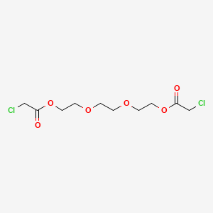 molecular formula C10H16Cl2O6 B13823977 1,2-Bis[2-(2-chloroacetoxy)ethoxy]ethane CAS No. 48071-54-1