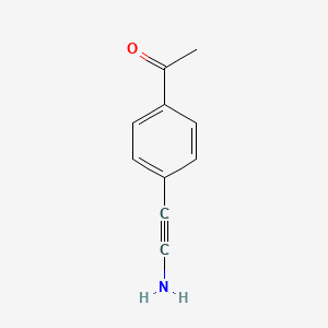 Ethanone, 1-[4-(aminoethynyl)phenyl]-