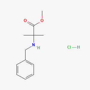 Methyl 2-(benzylamino)-2-methylpropanoate hydrochloride
