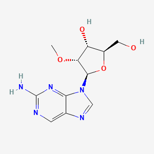 2-AMINO-9-(2-O-METHYL-beta-D-RIBOFURANOSYL)PURINE