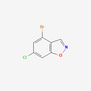 4-Bromo-6-chloro-benzo[d]isoxazole