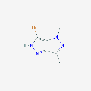 6-Bromo-1,3-dimethyl-1,4-dihydropyrazolo[4,3-c]pyrazole