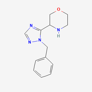 3-(1-benzyl-1H-1,2,4-triazol-5-yl)morpholine