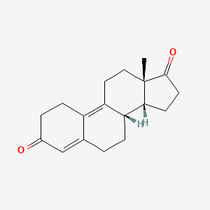 molecular formula C18H22O2 B13824318 (3aS,3bS,11aS)-11a-methyl-1H,2H,3H,3aH,3bH,4H,5H,7H,8H,9H,10H,11H,11aH-cyclopenta[a]phenanthrene-1,7-dione 