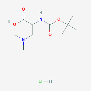 2-{[(Tert-butoxy)carbonyl]amino}-3-(dimethylamino)propanoic acid hydrochloride