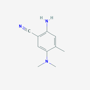 2-Amino-5-(dimethylamino)-4-methylbenzonitrile