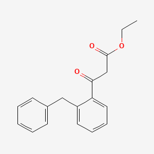 Ethyl 3-(2-benzylphenyl)-3-oxopropanoate