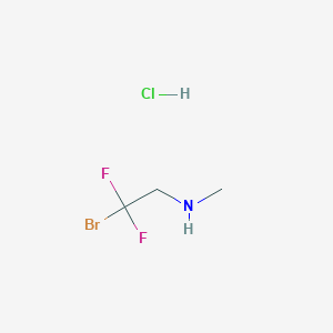 (2-Bromo-2,2-difluoroethyl)(methyl)amine hydrochloride