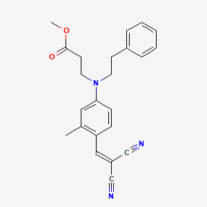 beta-Alanine, N-[4-(2,2-dicyanoethenyl)-3-methylphenyl]-N-(2-phenylethyl)-, methyl ester