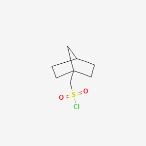 molecular formula C8H13ClO2S B1382441 Bicyclo[2.2.1]heptan-1-ylmethanesulfonyl chloride CAS No. 134127-45-0