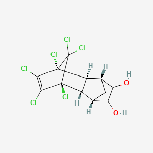 (1S,2S,3S,6R,7S,8R)-1,8,9,10,11,11-hexachlorotetracyclo[6.2.1.13,6.02,7]dodec-9-ene-4,5-diol